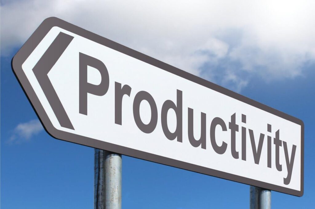 productivity sign
